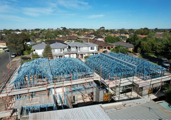 Prefab Steel Framed Townhouses