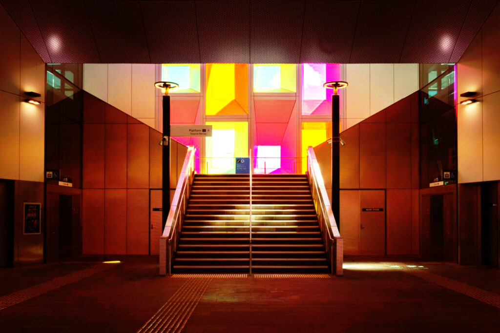 Bell Station glazed windows in lightweight steel frame facade in Preston, Melbourne, supplied by CMG Frames.
