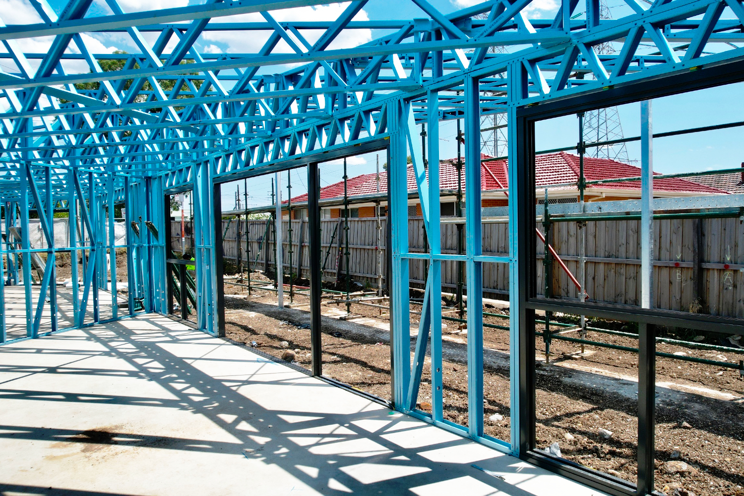 Lightweight Truecore steel frames by CMG Frames at The Journey Early Learning Centre St Albans Childcare.