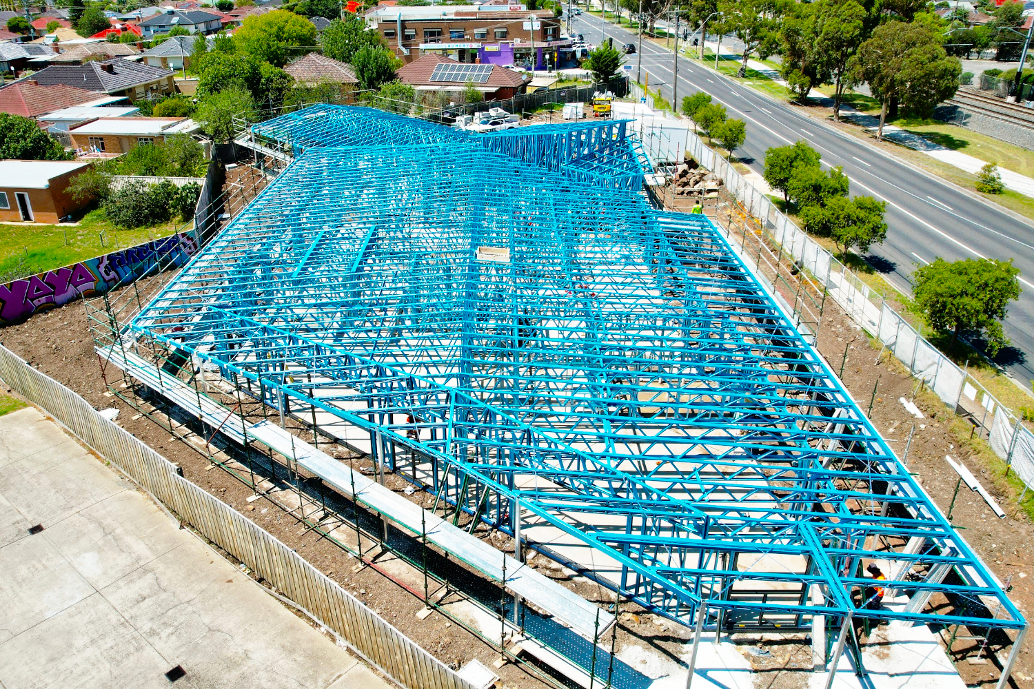 Lightweight Truecore steel frames by CMG Frames at The Journey Early Learning Centre St Albans Childcare.