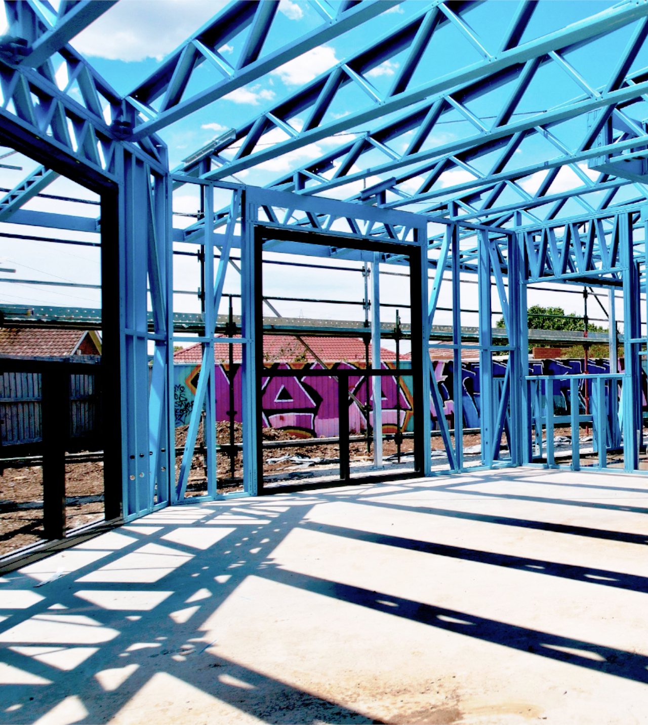 Lightweight Truecore steel frames by CMG Frames at The Journey Early Learning Centre St Albans Childcare.