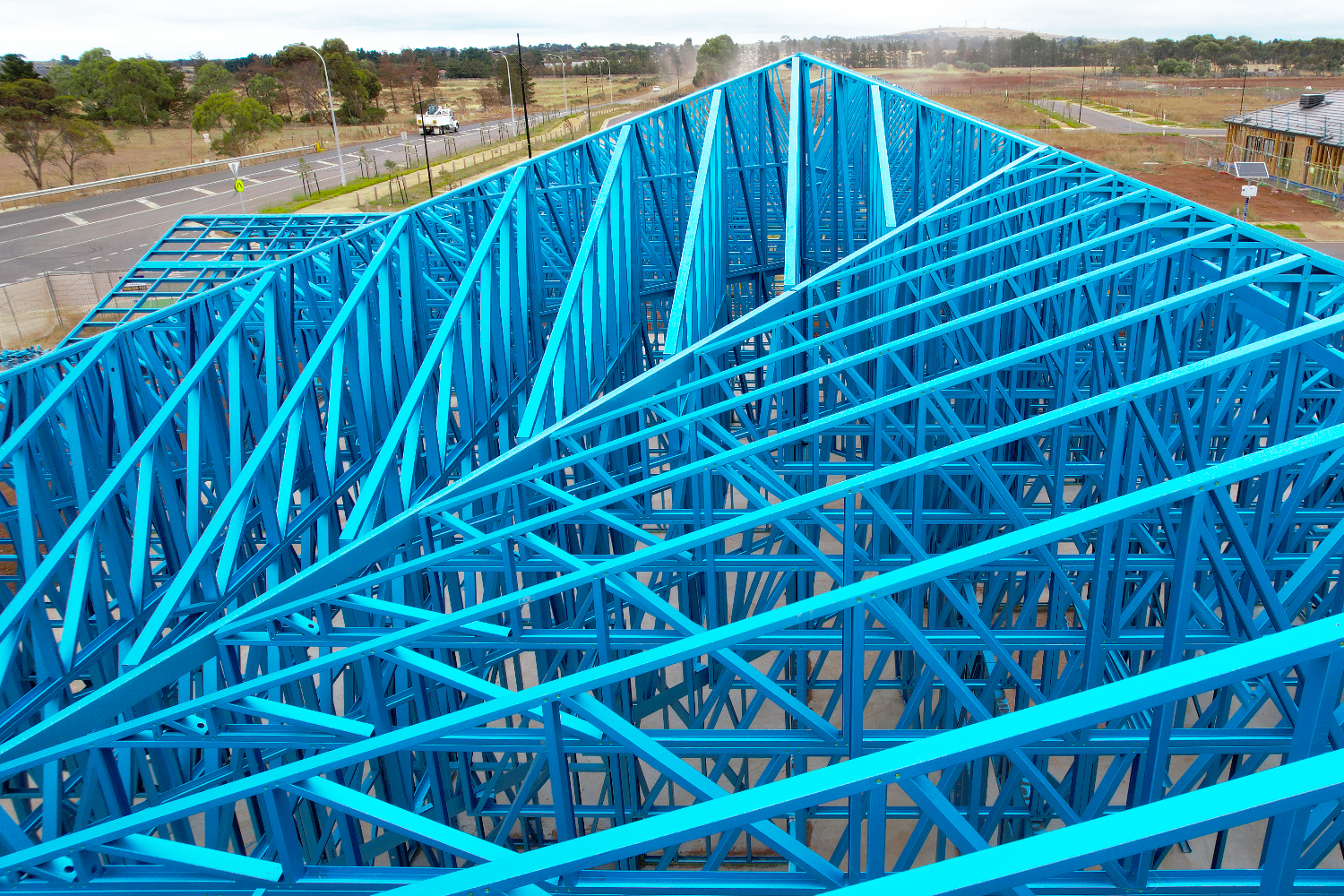 Lightweight steel large span frames at Guardian Childcare in Thornhill Park, Melbourne, using Truecore Steel by CMG Frames and Donmar.