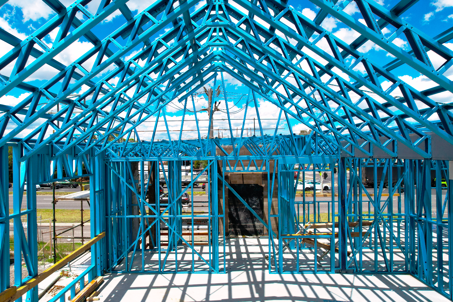 Bluescope Truecore lightweight steel frames at Westall Road Discovery Tree childcare in Clayton South, Melbourne, by CMG Frames and Donmar.