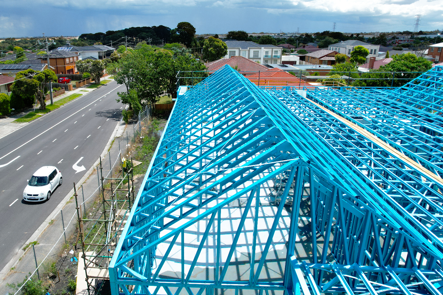 Bluescope Truecore lightweight steel frames at Westall Road Discovery Tree childcare in Clayton South, Melbourne, by CMG Frames and Donmar.