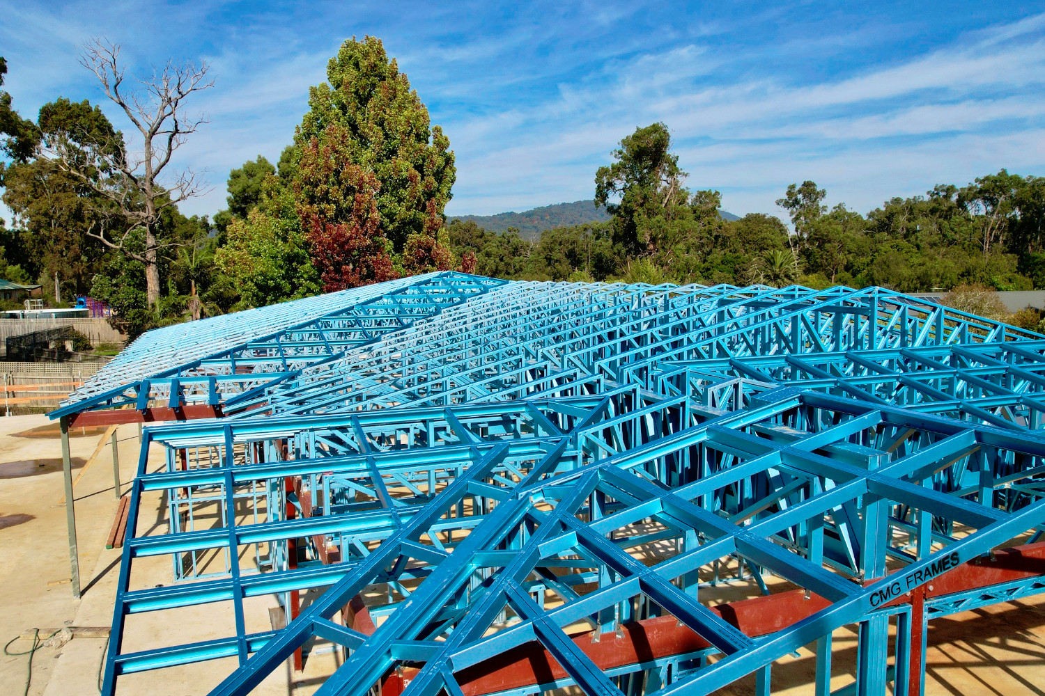 Lightweight steel frames at Mt Evelyn Guardian Childcare facility by CMG Frames.