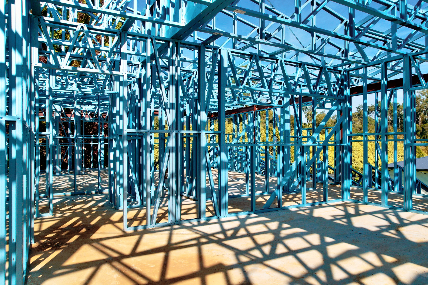 Lightweight steel frames at Mt Evelyn Guardian Childcare facility by CMG Frames.