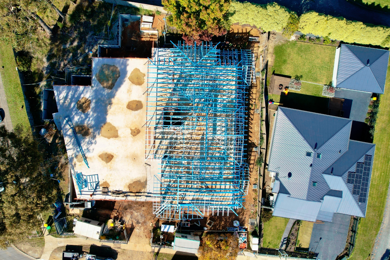 Lightweight steel frames at Mt Evelyn Guardian Childcare facility by CMG Frames.