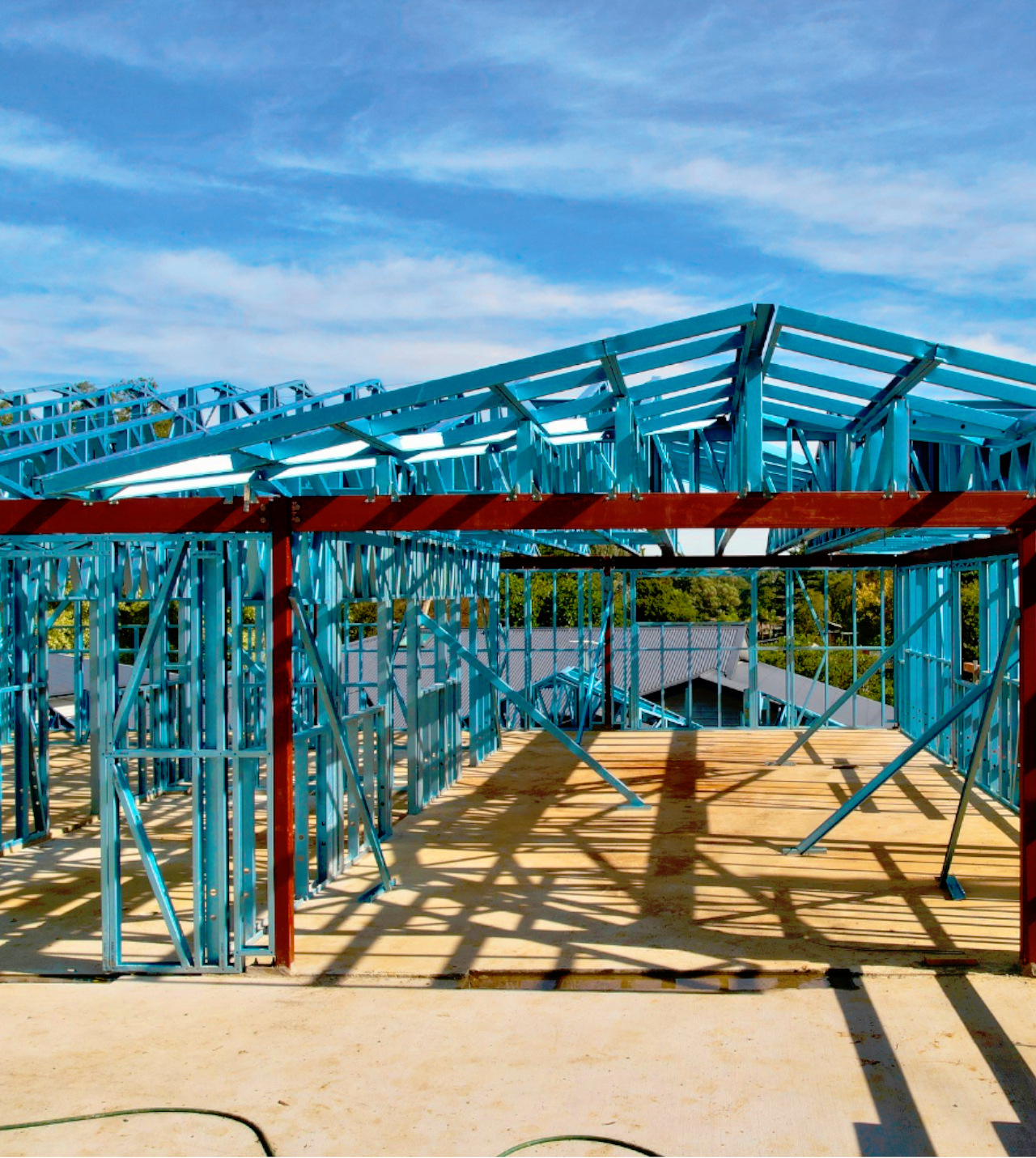 Lightweight steel frames at Mt Evelyn Guardian Childcare facility by CMG Frames.