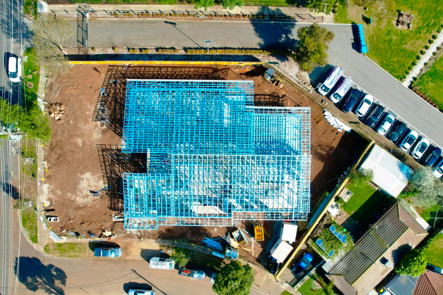 Light gauge steel framing on Eden Academy childcare in Sherrin Court, Werribee, by CMG Frames.